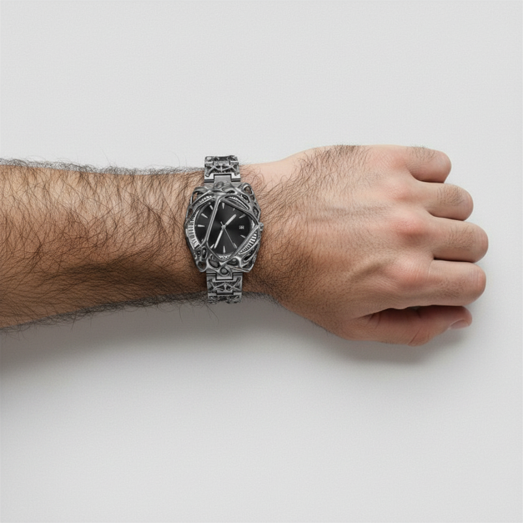 Vine Alabaster Retro Unisex Watch