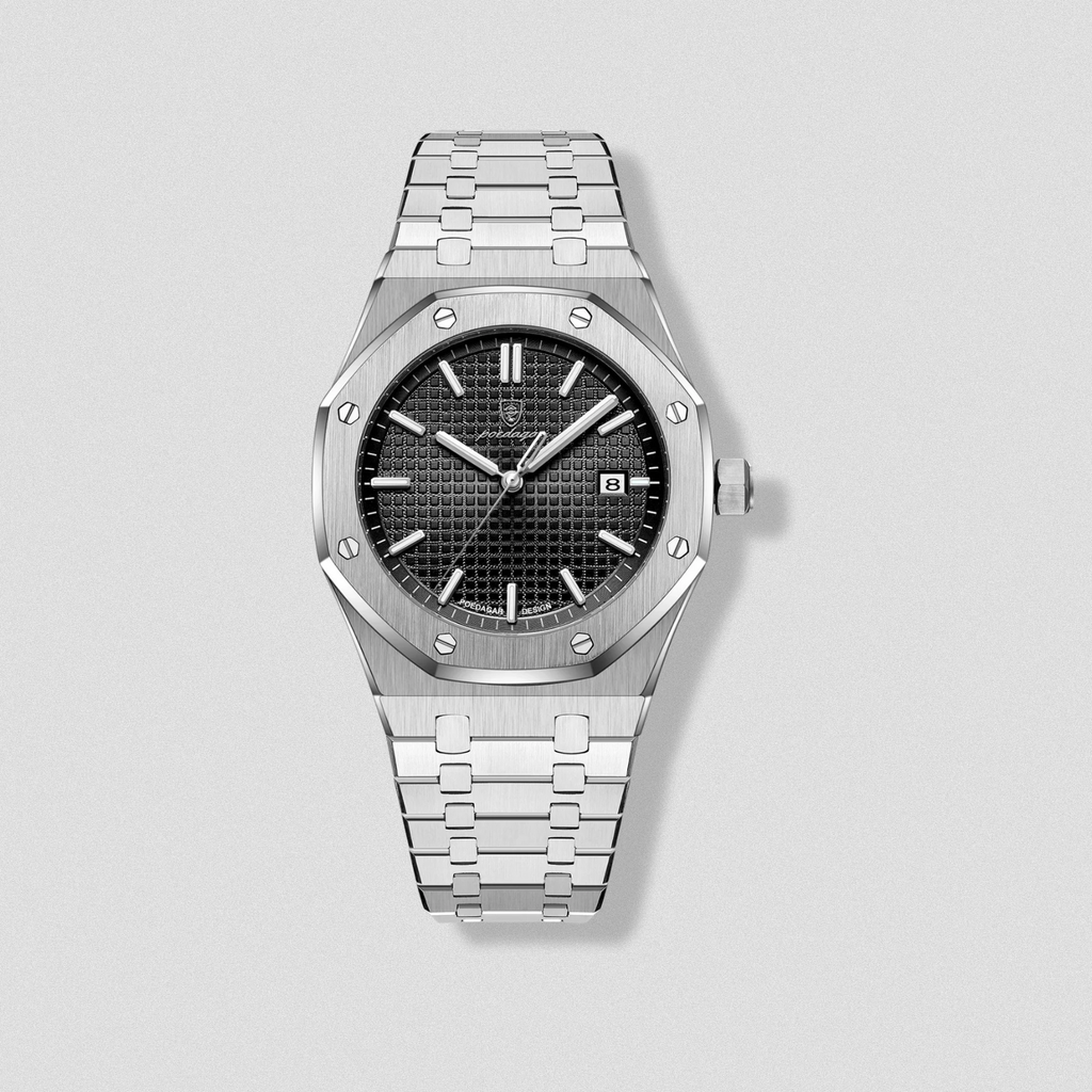 Aureus X Poedagar Classic Stainless Steel Watch
