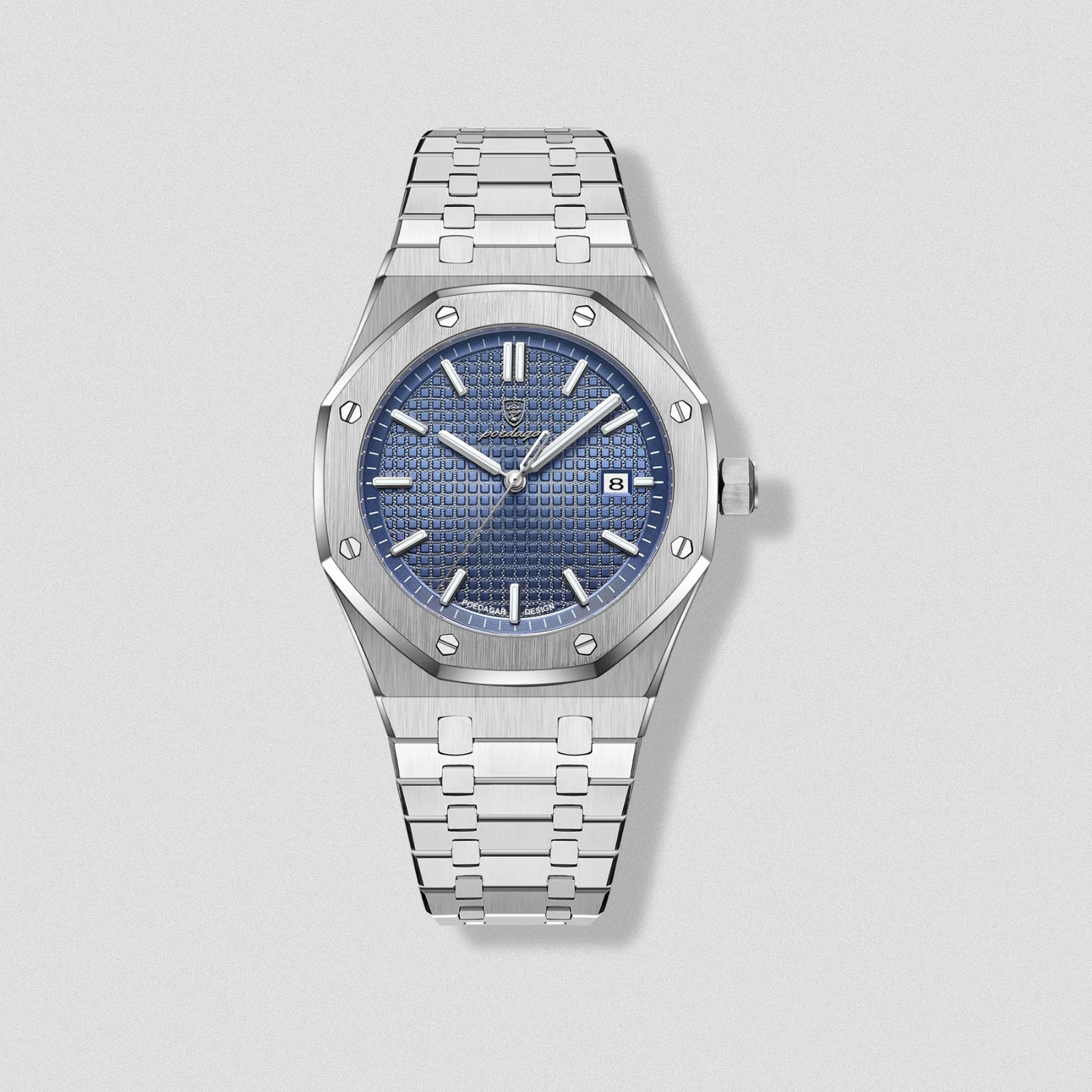 Aureus X Poedagar Classic Stainless Steel Watch