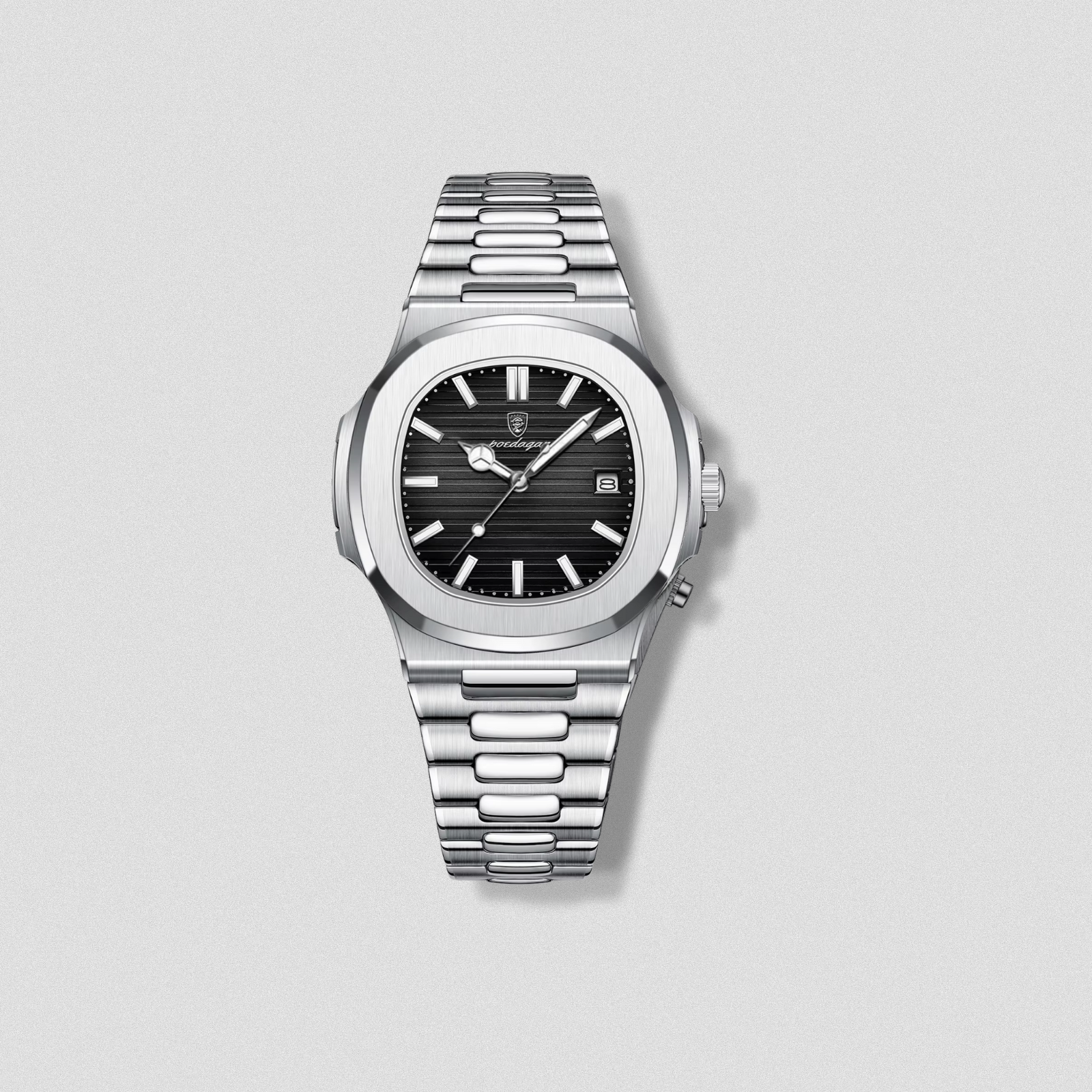 POEDAGAR Square Luxe Men’s Watch