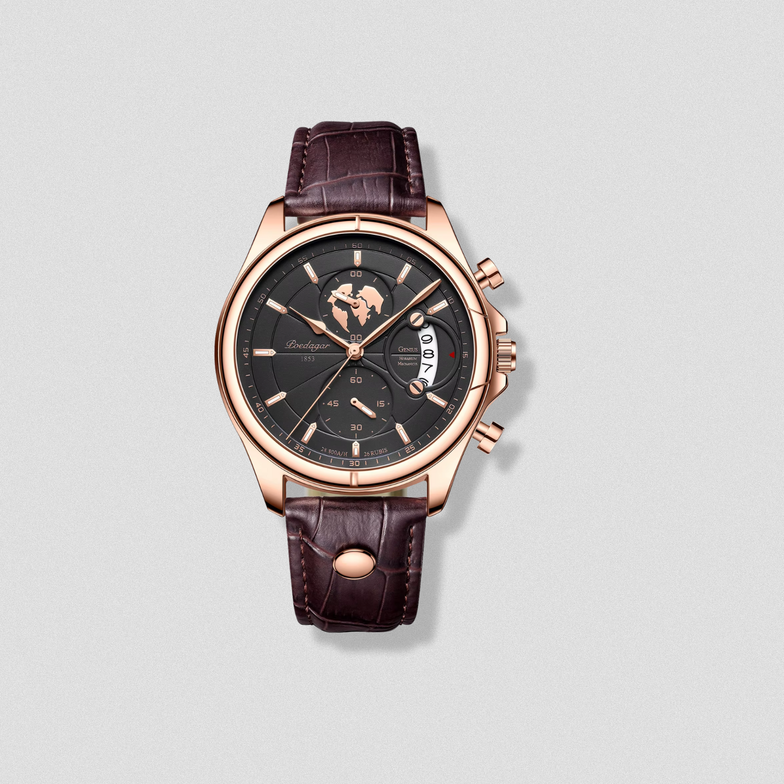 POEDAGAR Aurora Chronograph Men’s Watch