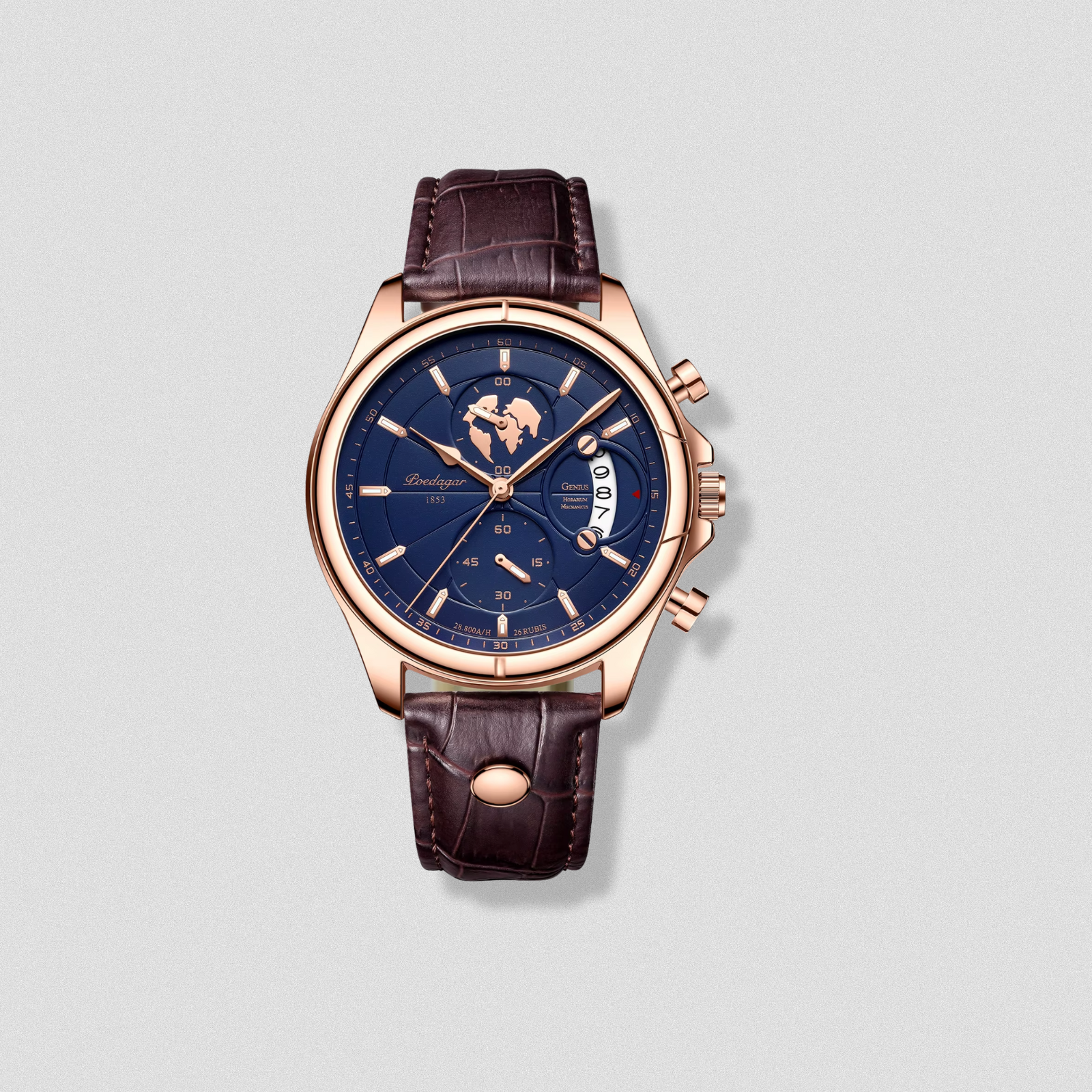 POEDAGAR Aurora Chronograph Men’s Watch