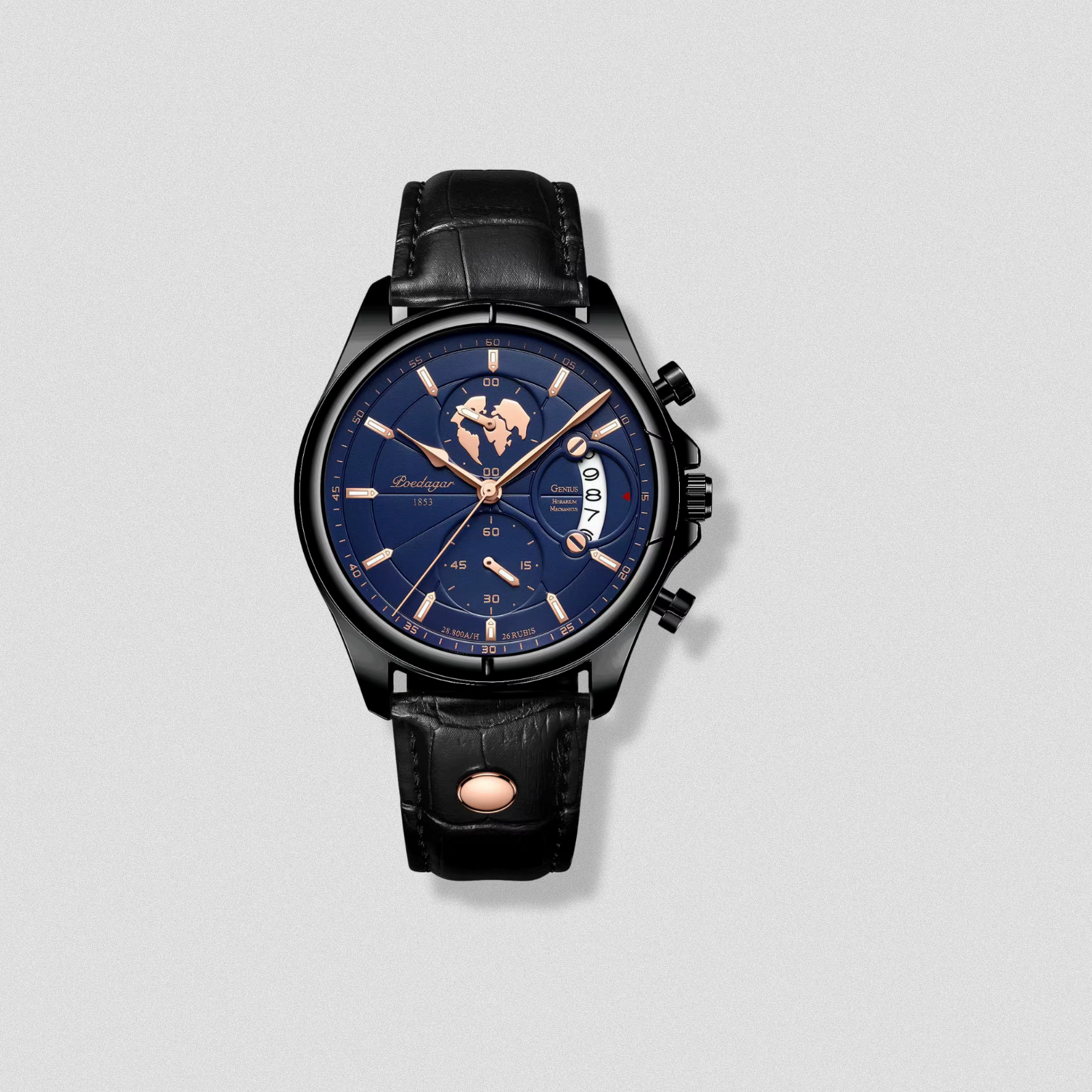 POEDAGAR Aurora Chronograph Men’s Watch