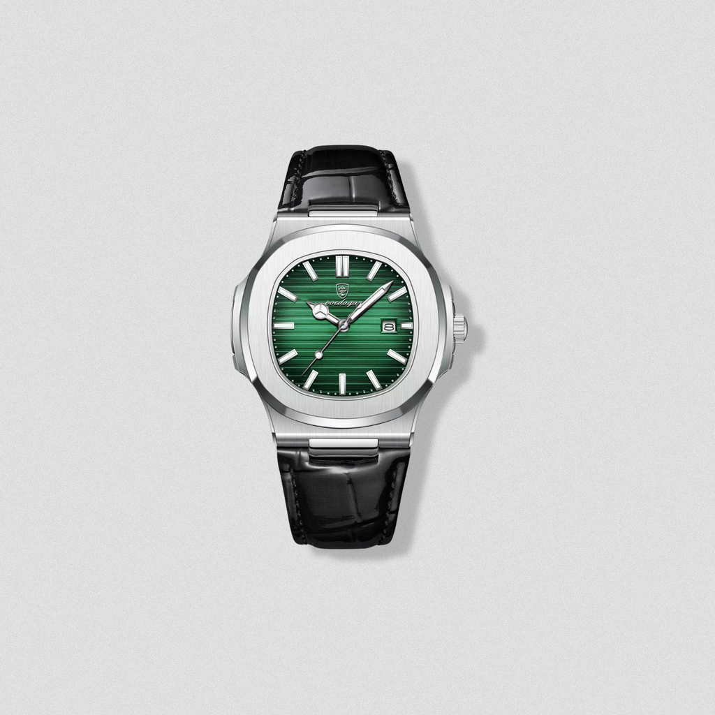POEDAGAR Oxford Leather Men’s Watch