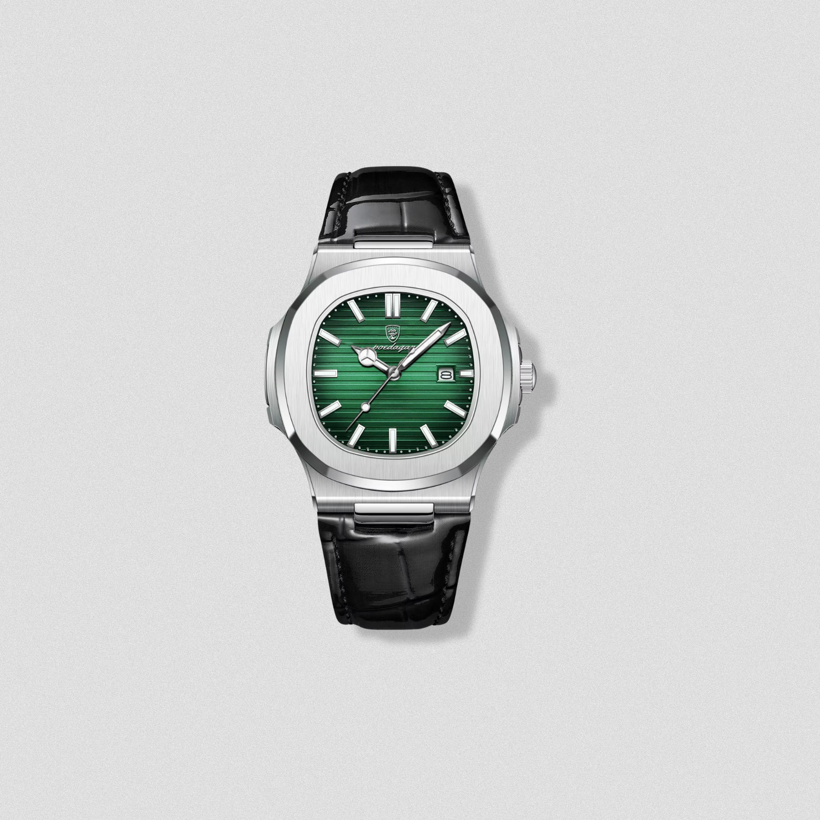 POEDAGAR Oxford Leather Men’s Watch