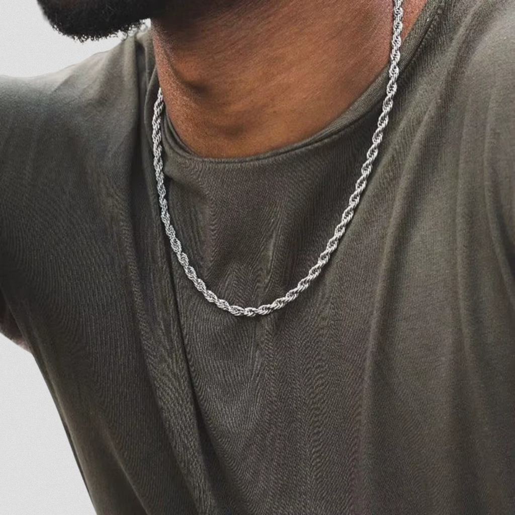 Classic Twisted Rope Chain Necklace