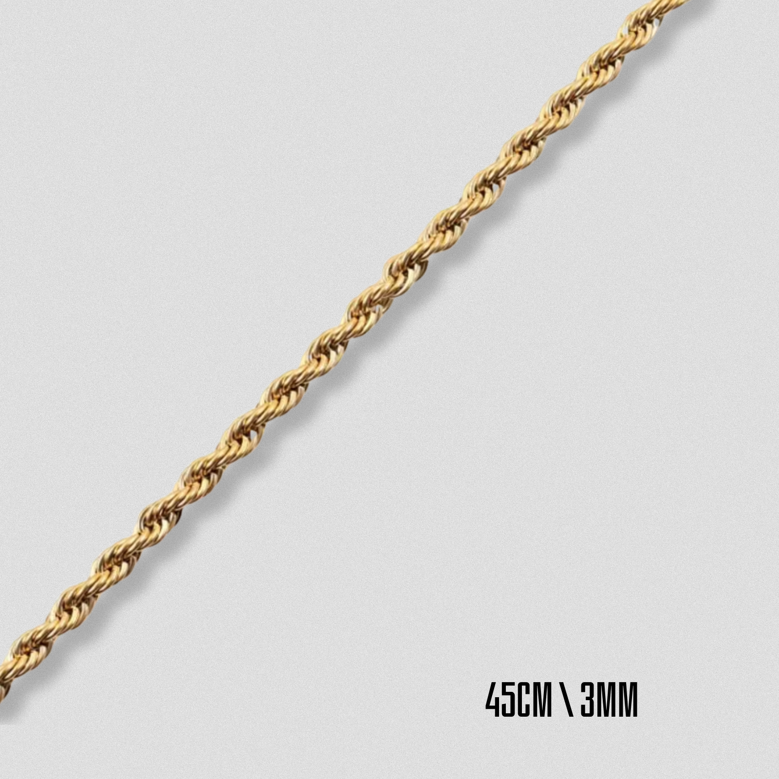 Classic Twisted Rope Chain Necklace