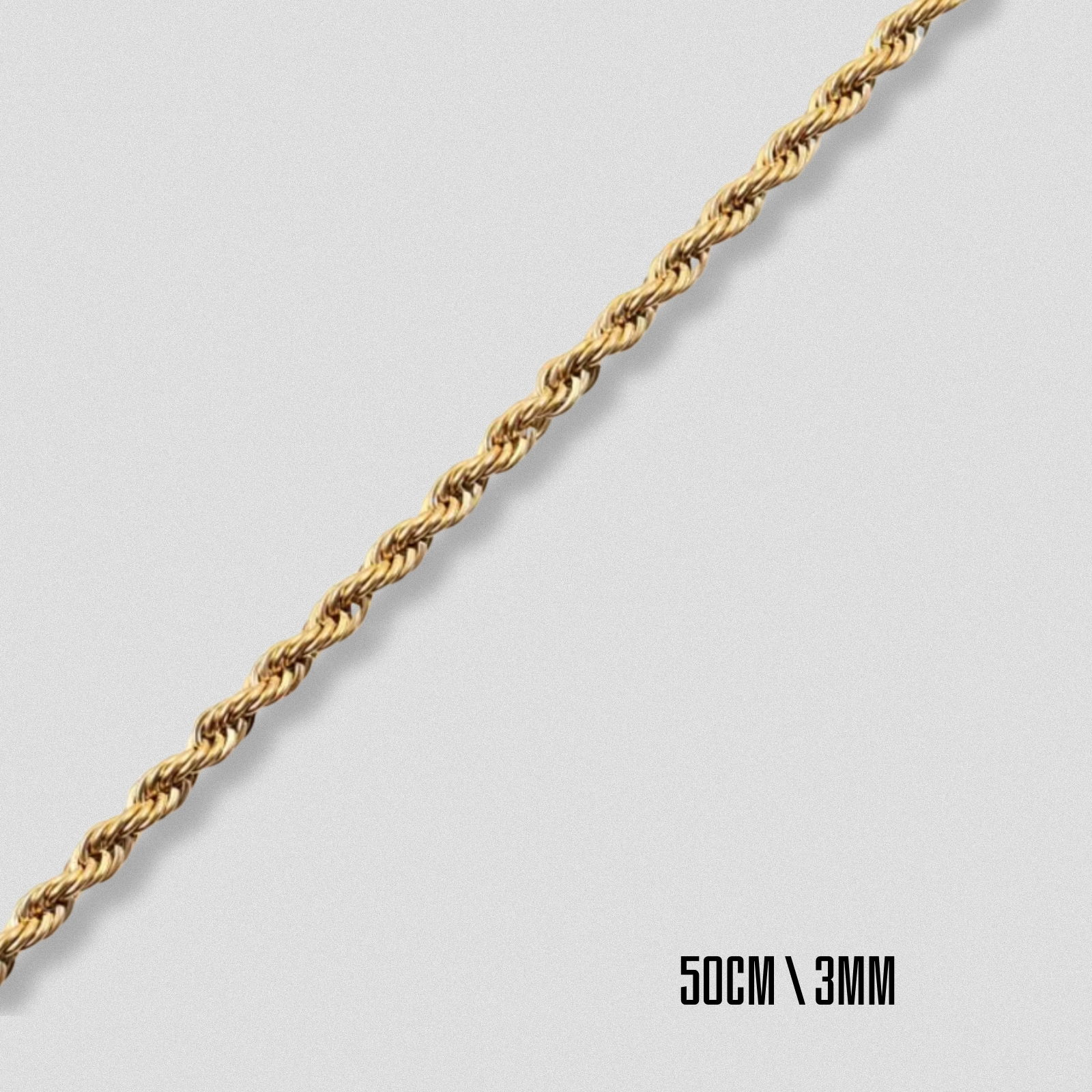 Classic Twisted Rope Chain Necklace