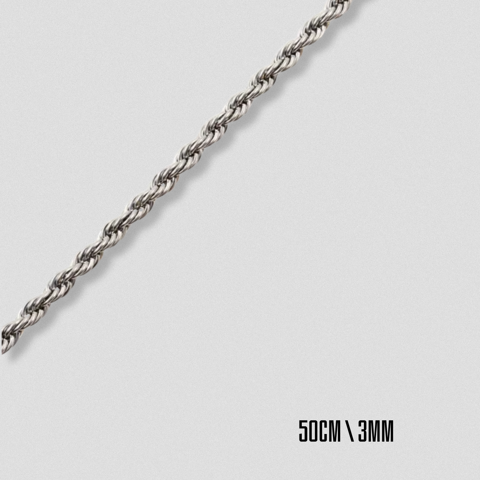 Classic Twisted Rope Chain Necklace