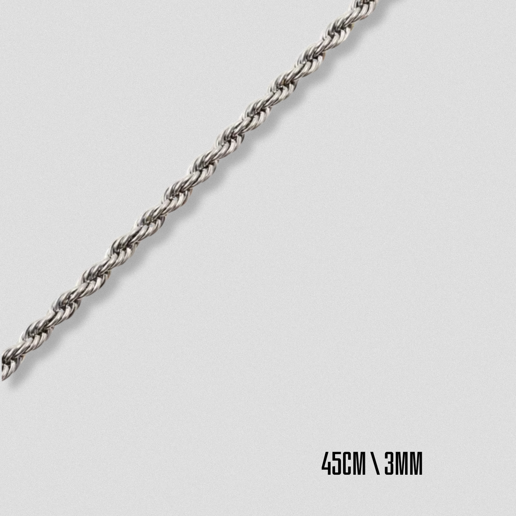Classic Twisted Rope Chain Necklace
